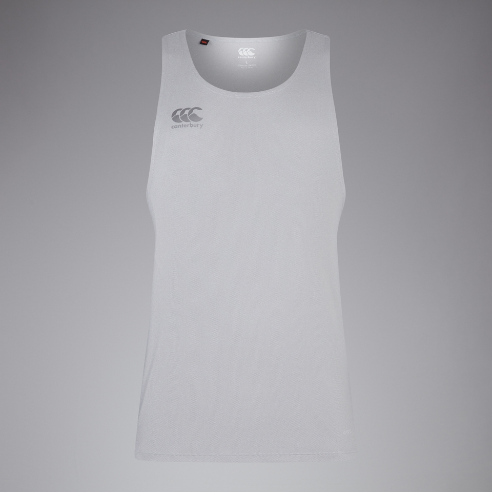CANTERBURY SUPERLIGHT SINGLET AM GREY