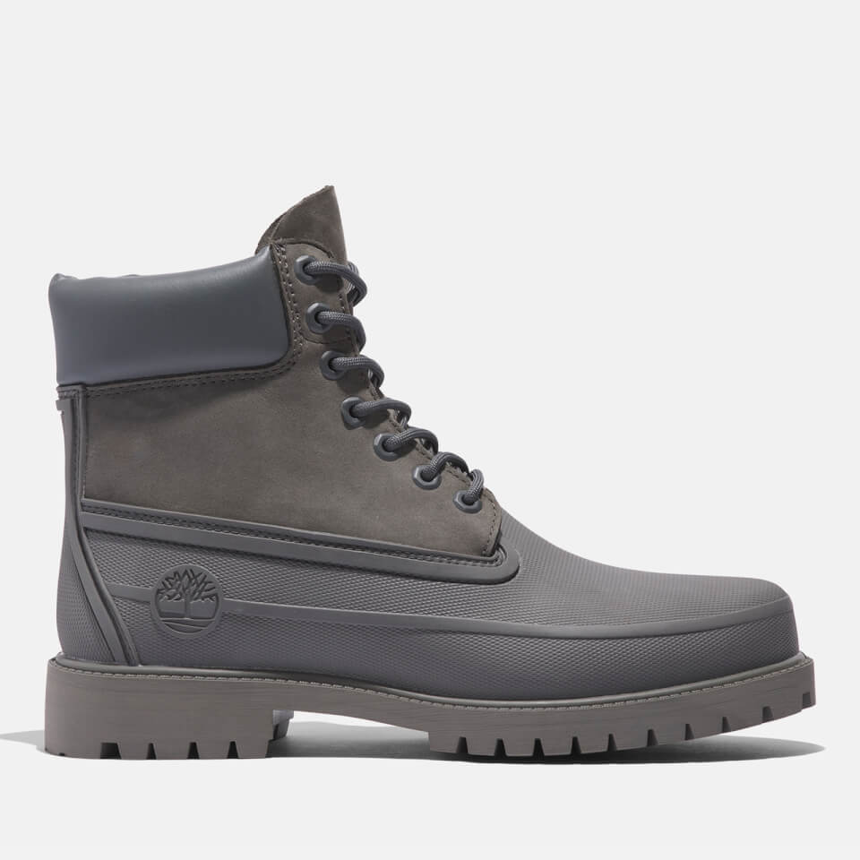 Grey cheap black timberlands