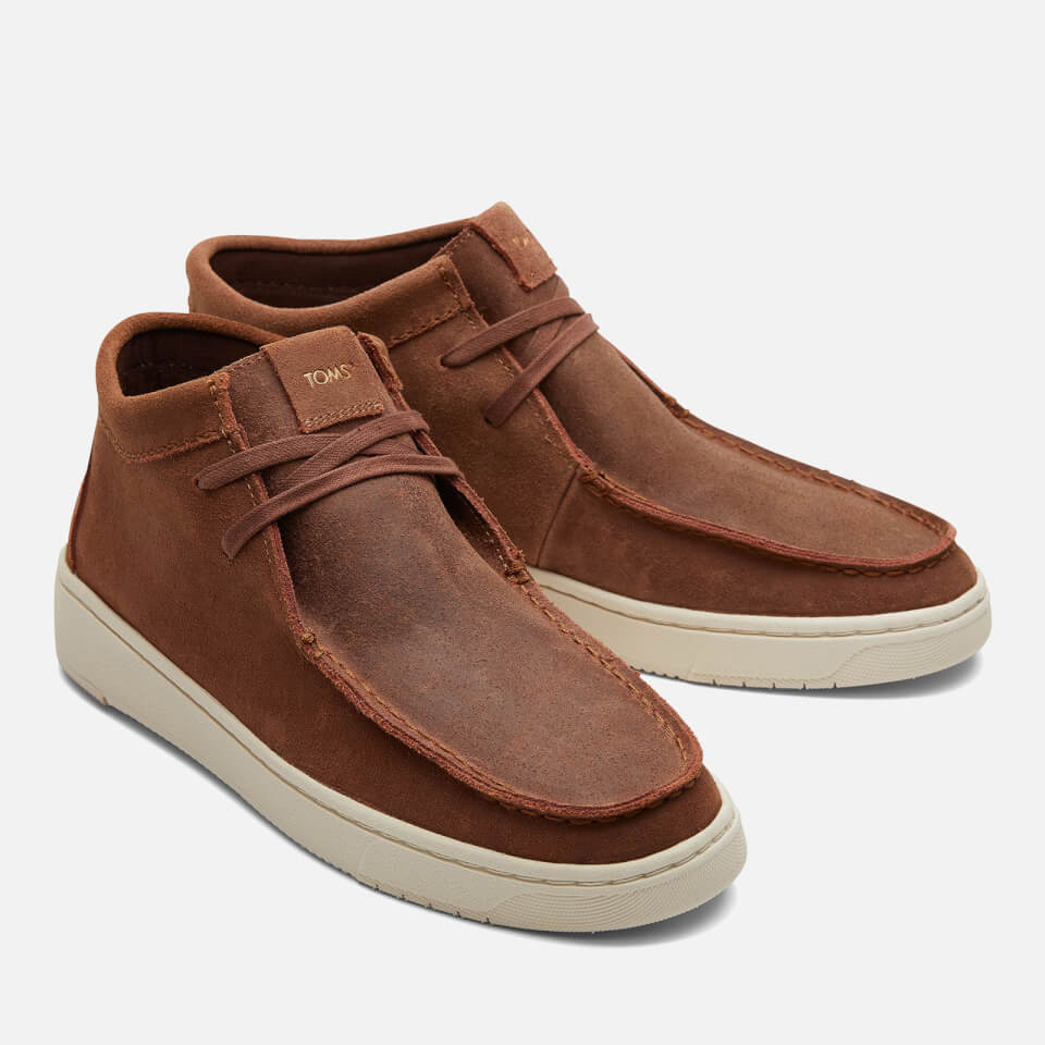 TOMS Men's TRVL Lite Leather Moc Chukka Boots