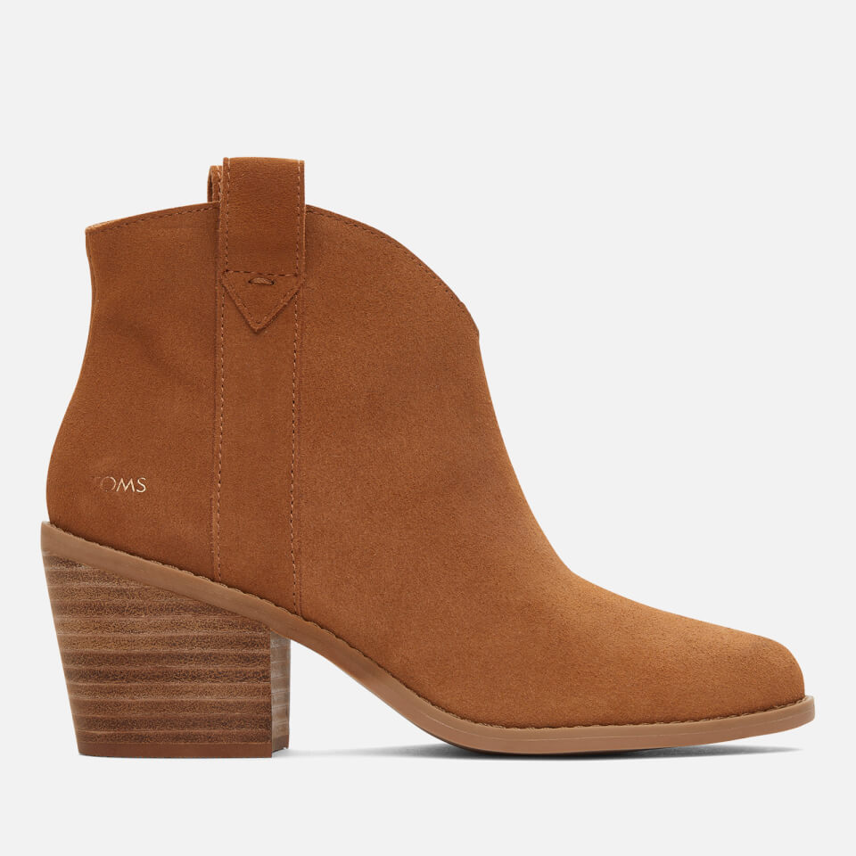 TOMS Women's Constance Suede Western Boots