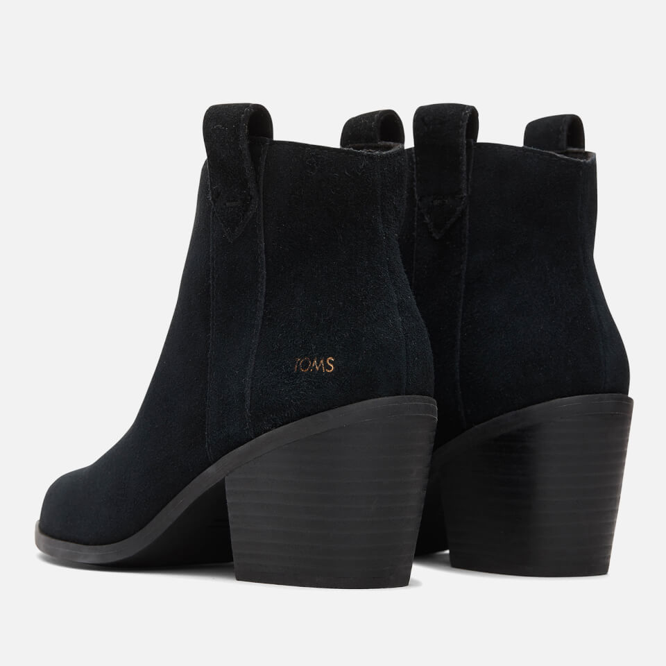 TOMS Women's Constance Suede Western Boots