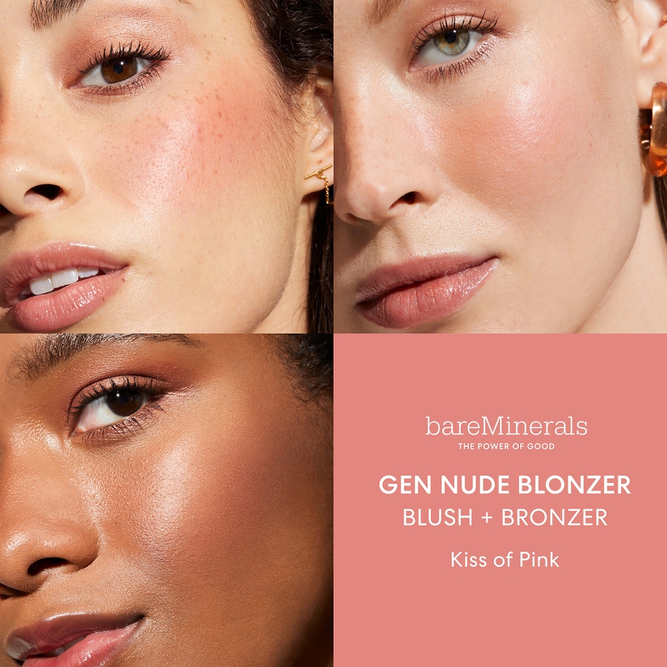 bareMinerals Holiday 2023 Gen Nude Cheek Duo - Call My Blush, Kiss Of Rose