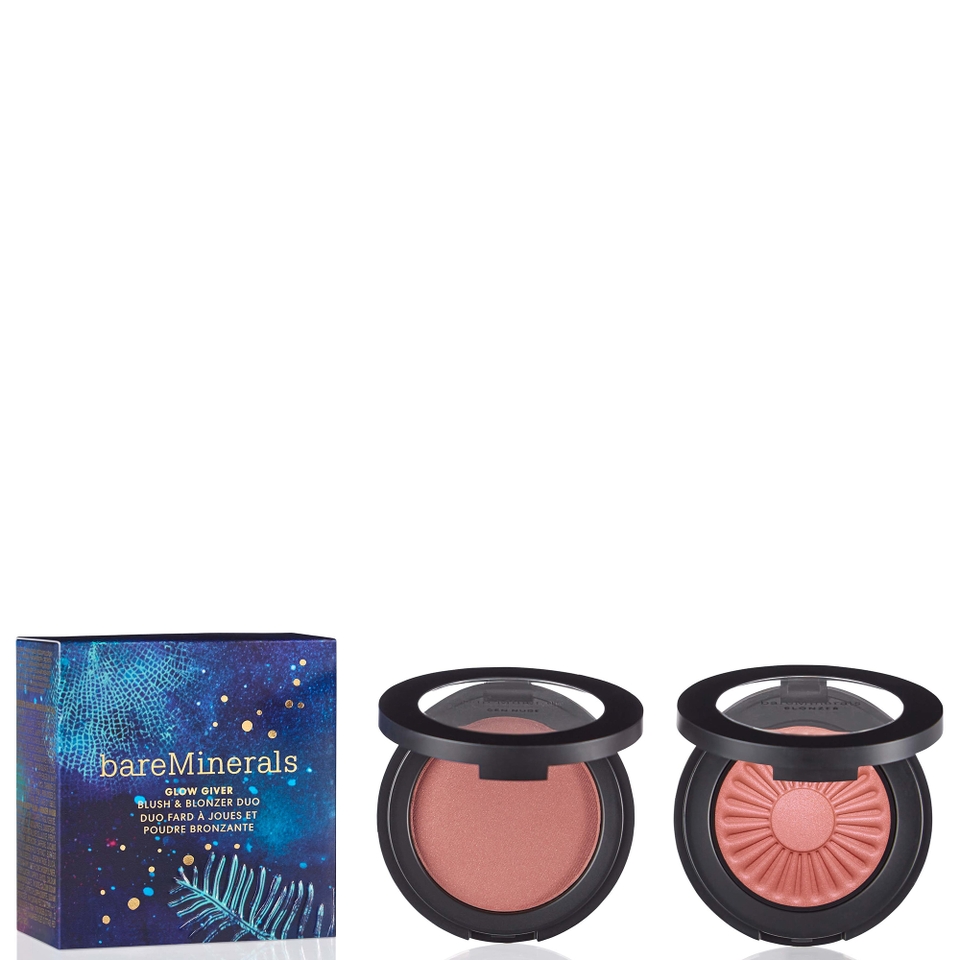 bareMinerals Holiday 2023 Gen Nude Cheek Duo - Call My Blush, Kiss Of Rose