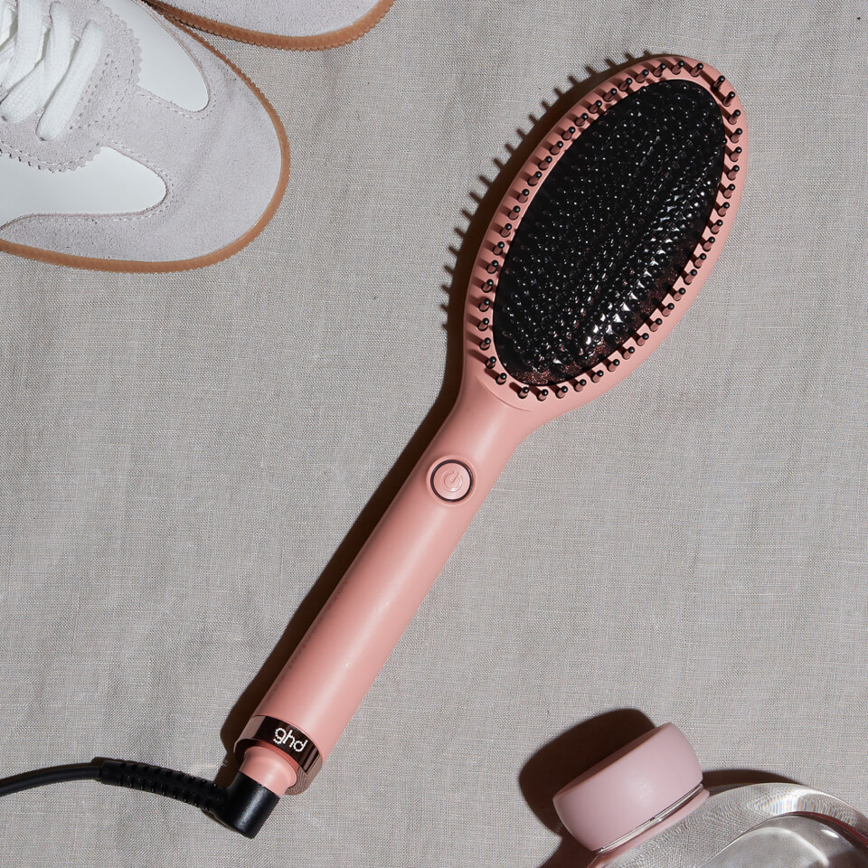 ghd Glide Pink Charity Edition Smoothing Hot Brush - Peach