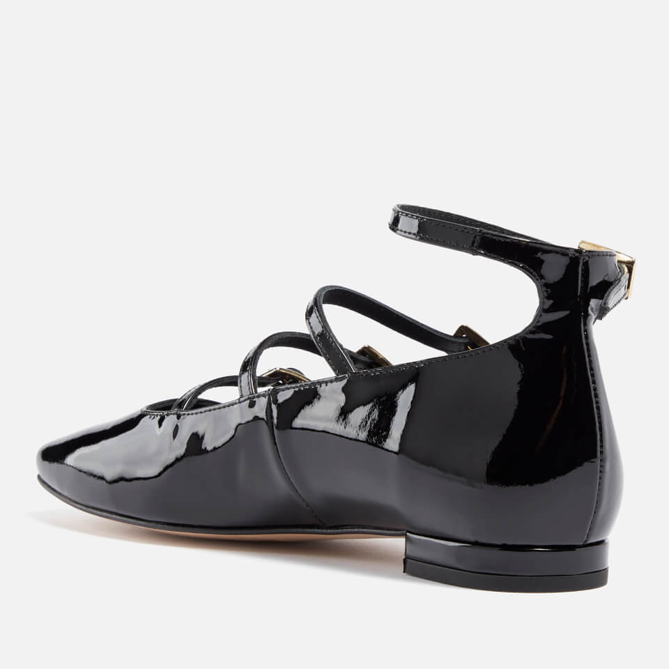 ALOHAS Women's Luke Onix Leather Ballet Shoes