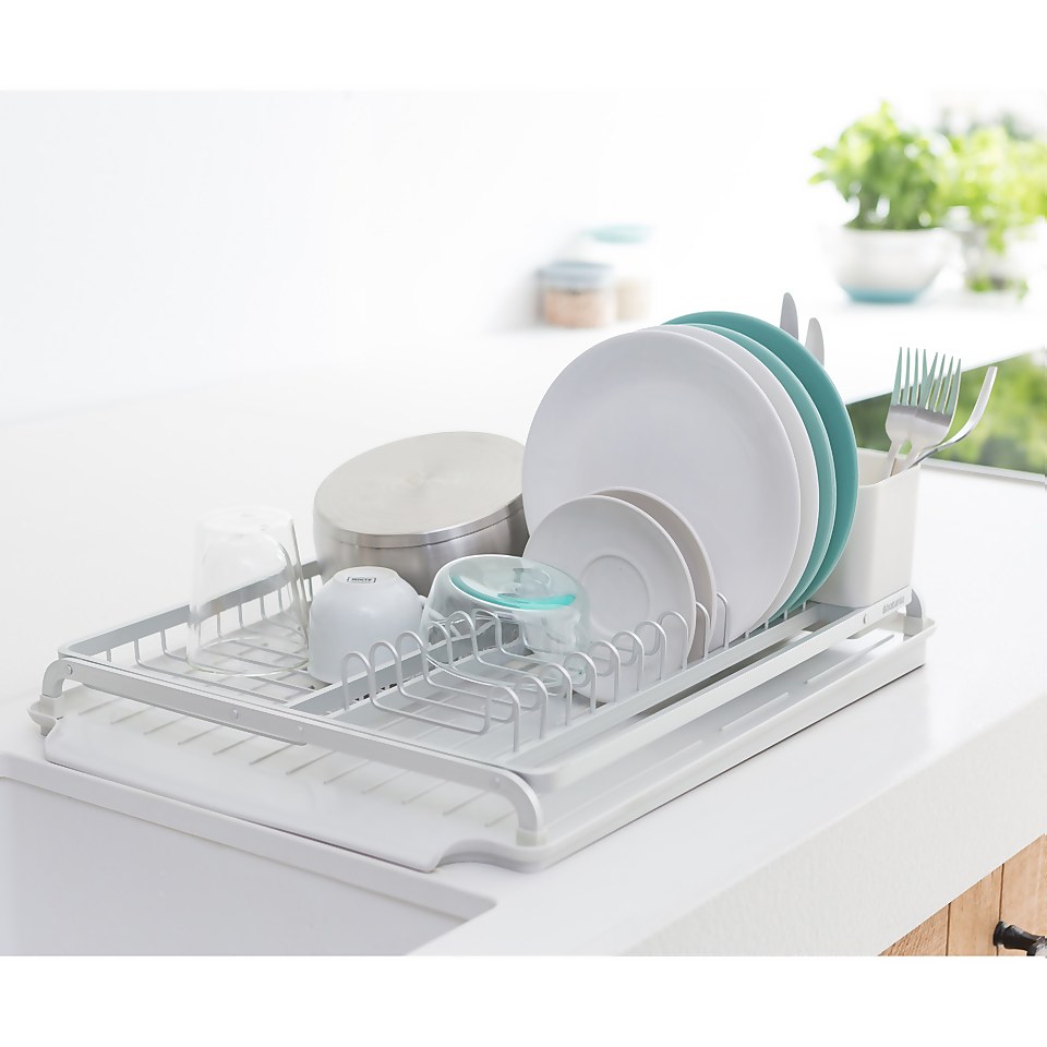 Brabantia SinkSide Dish Drying Rack - Light Grey