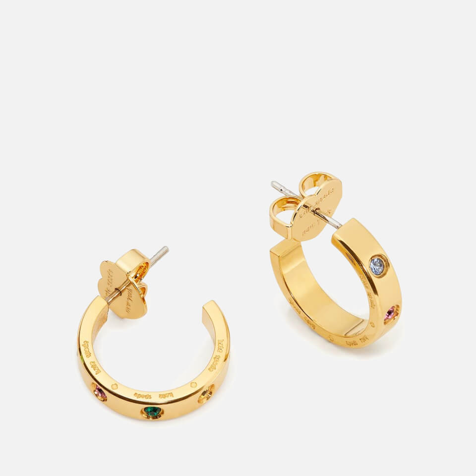 Kate Spade New York Gold-Plated Huggie Earrings
