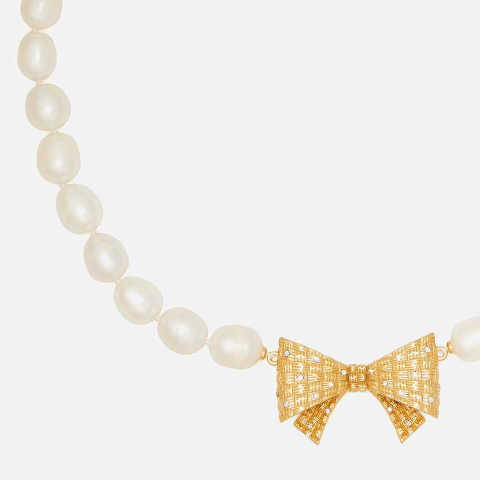 Kate Spade New York Bow Freshwater Pearl Necklace