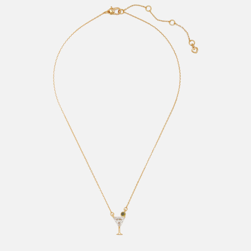 Kate Spade New York Cocktail Mini Gold-Plated Necklace