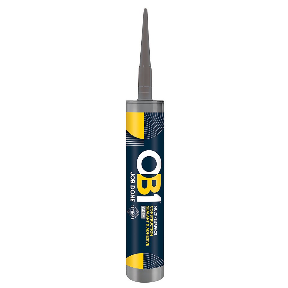 OB1 Multi Surface Sealant & Adhesive 290ml - Grey