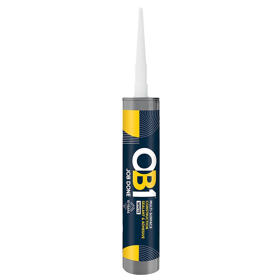 OB1 Multi Surface Sealant & Adhesive 290ml - White