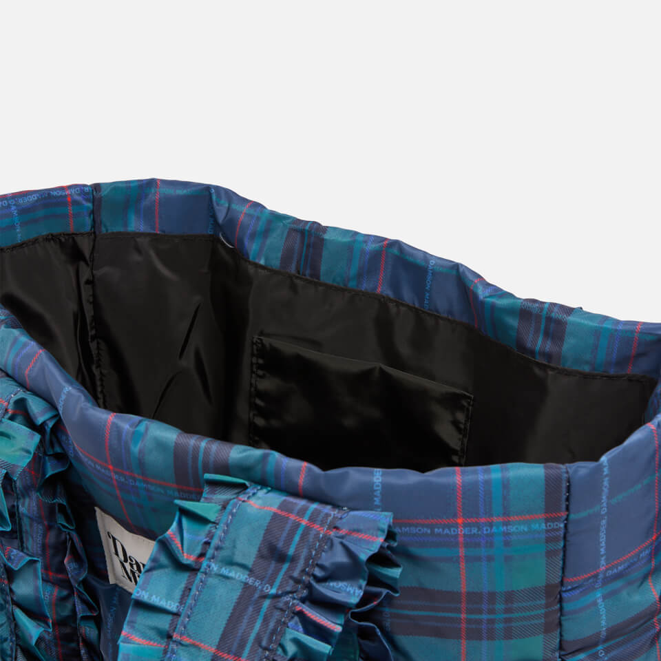 Damson Madder Frill Checked Shell Tote Bag