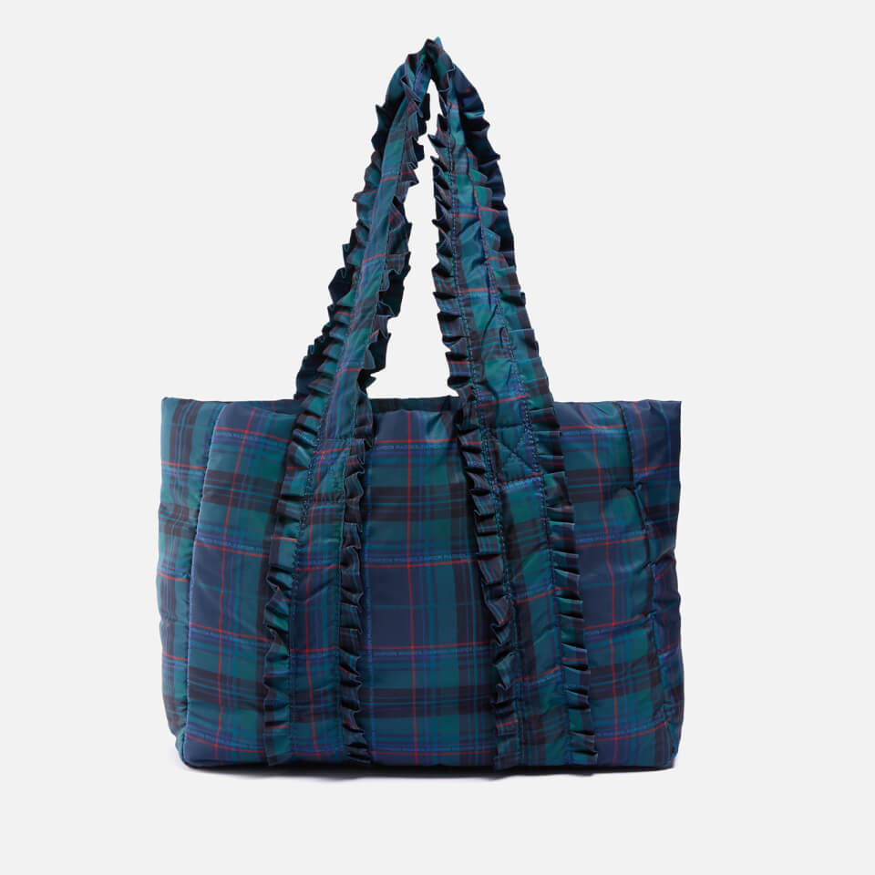 Damson Madder Frill Checked Shell Tote Bag