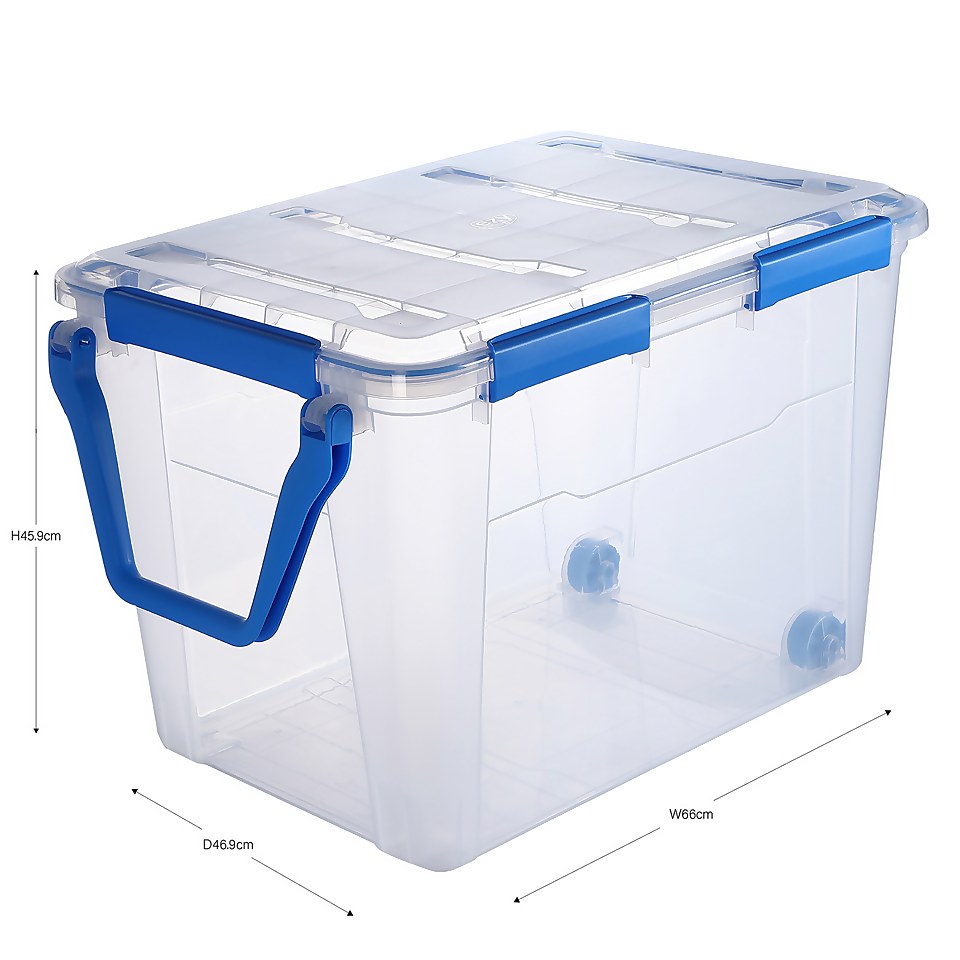 Ezy Storage Waterproof 100L Storage Box with Handle