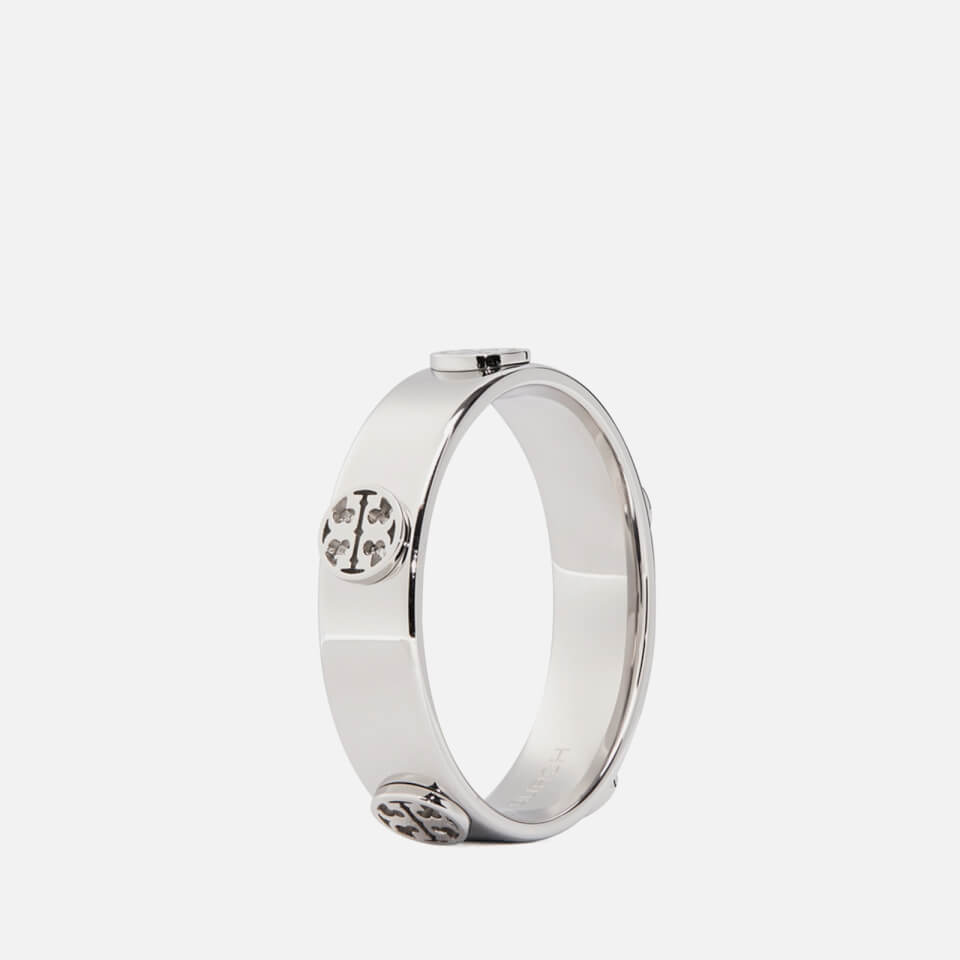 Tory Burch Miller Stud Silver-Tone Ring