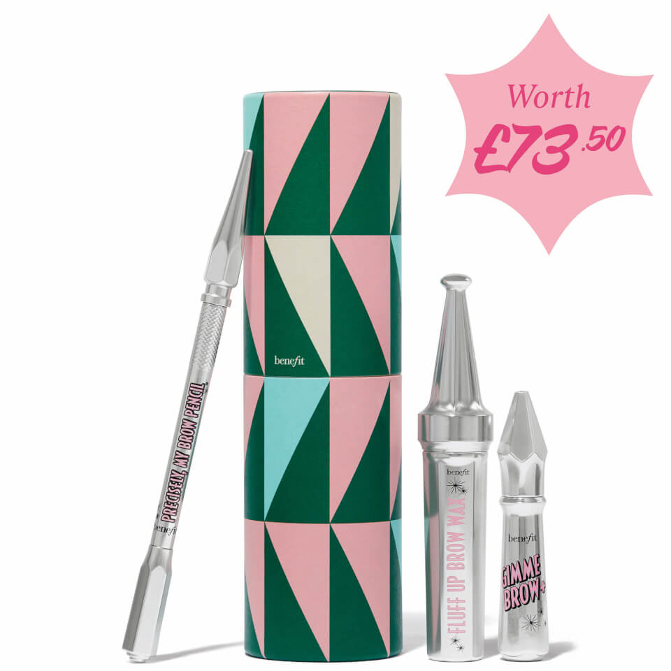 benefit Fluffin Festive Brows Precisely my Brow Pencil and Brow Gels Gift Set - 4 Warm Deep Brown