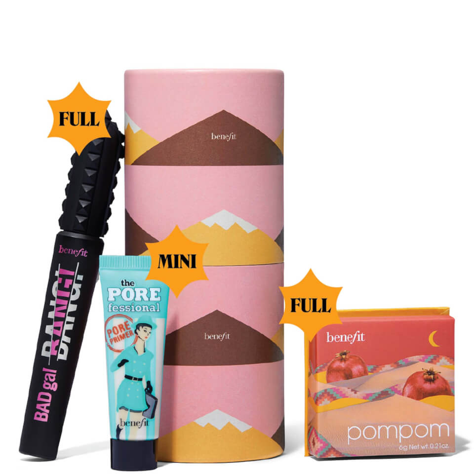 benefit BADgal Season Badgal Bang Mascara, Porefessional Primer and Blush Gift Set