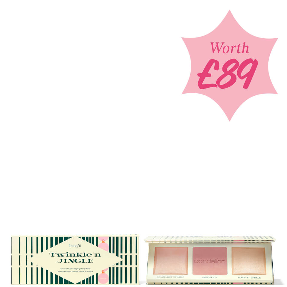 benefit Twinkle n Jingle Dandelion Blusher and Highlighter Palette