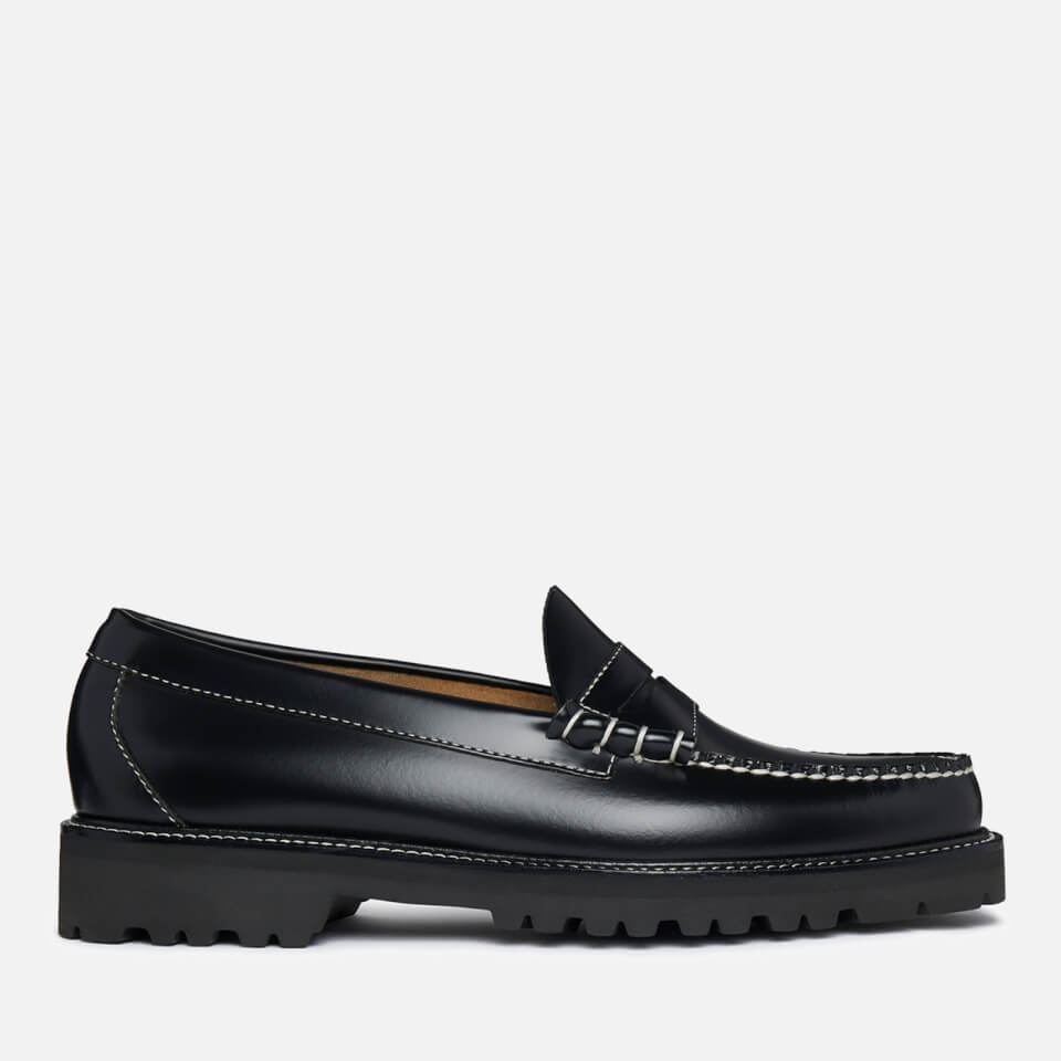 G.H.BASS Men's Weejun 90 Larson Contrastitch Leather Loafers