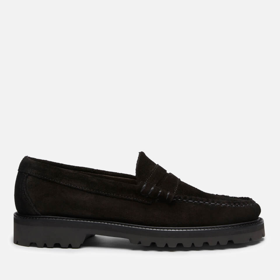 G.H.BASS Men's Weejun 90 Larson Suede Penny Loafers