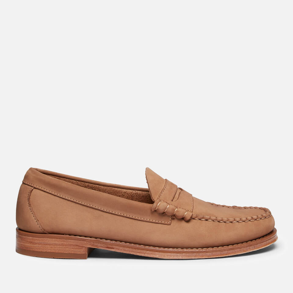 G.H.BASS Men's Weejun Heritage Nubuck Penny Loafers