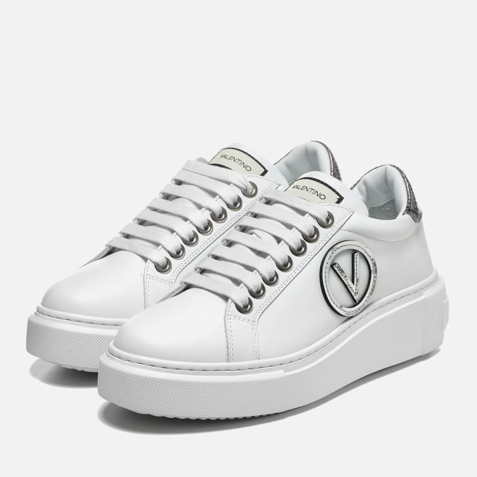 Valentino Women's Baraga S Leather Flatform Trainers