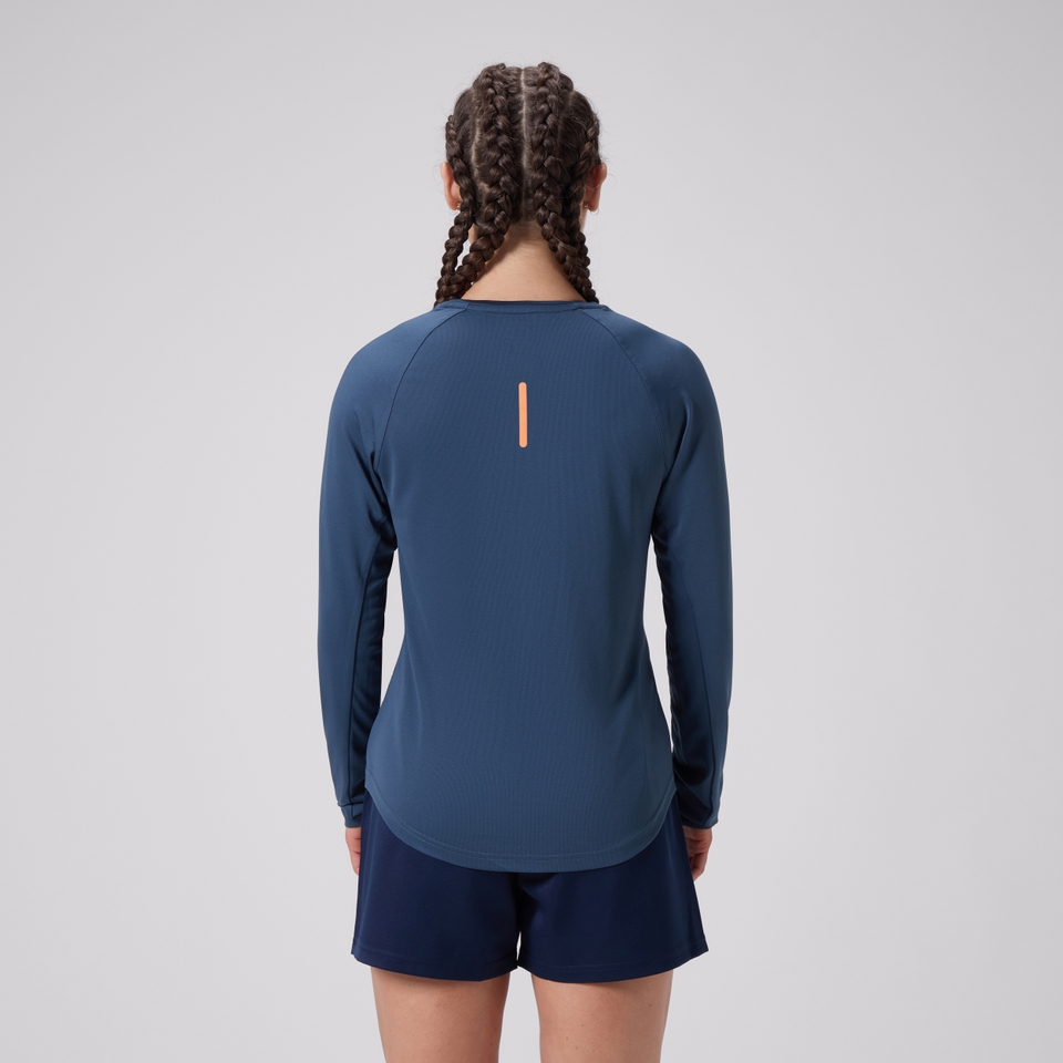 WOMENS VAPODRI SUPERLIGHT LONG SLEEVE NAVY