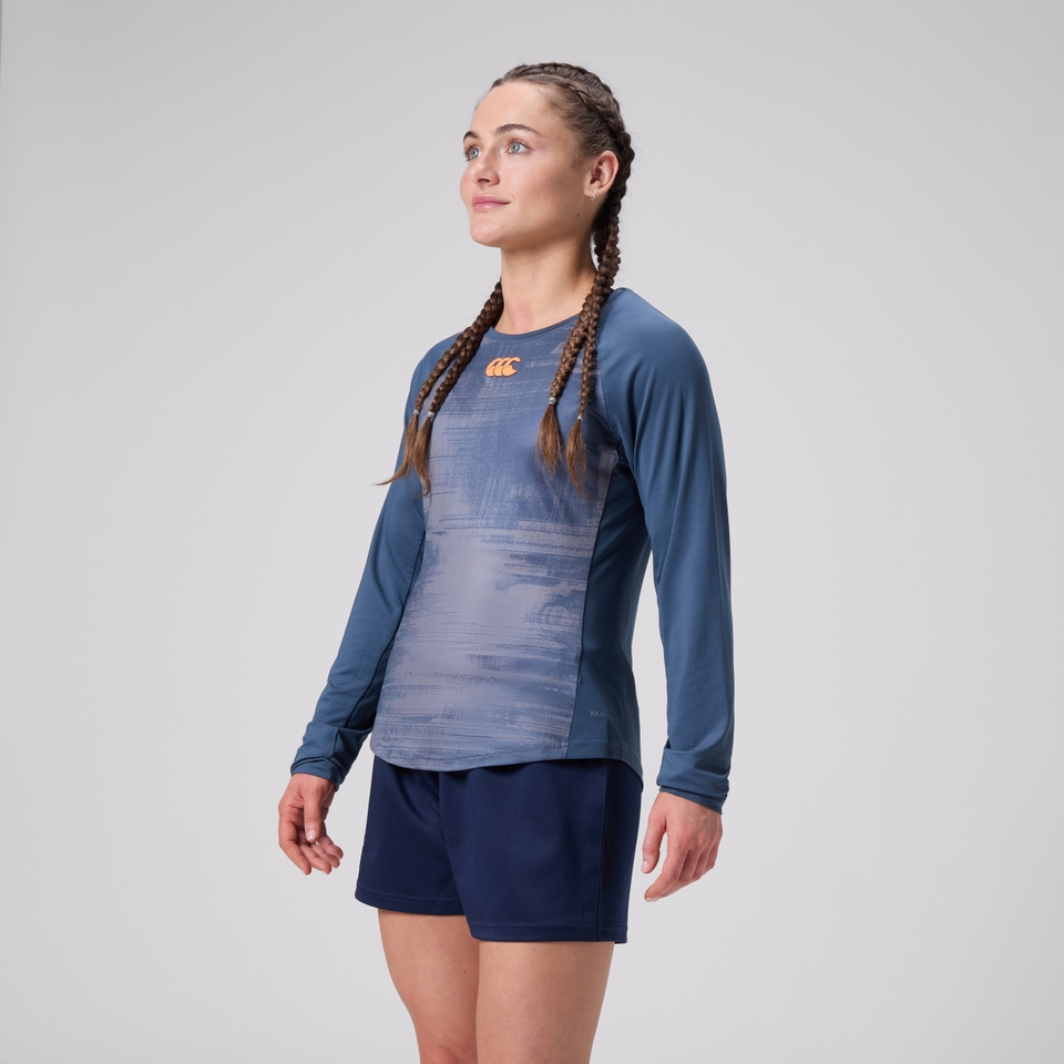 WOMENS VAPODRI SUPERLIGHT LONG SLEEVE NAVY