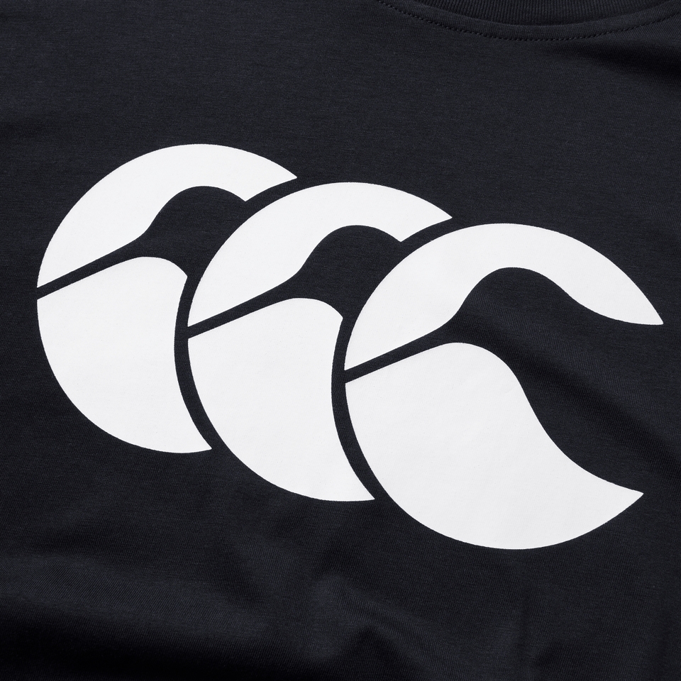 MENS CCC COTTON LOGO TEE BLACK