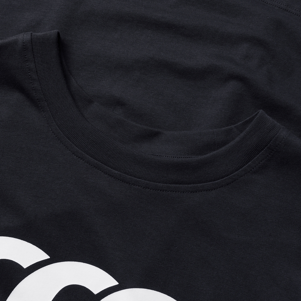 MENS CCC COTTON LOGO TEE BLACK