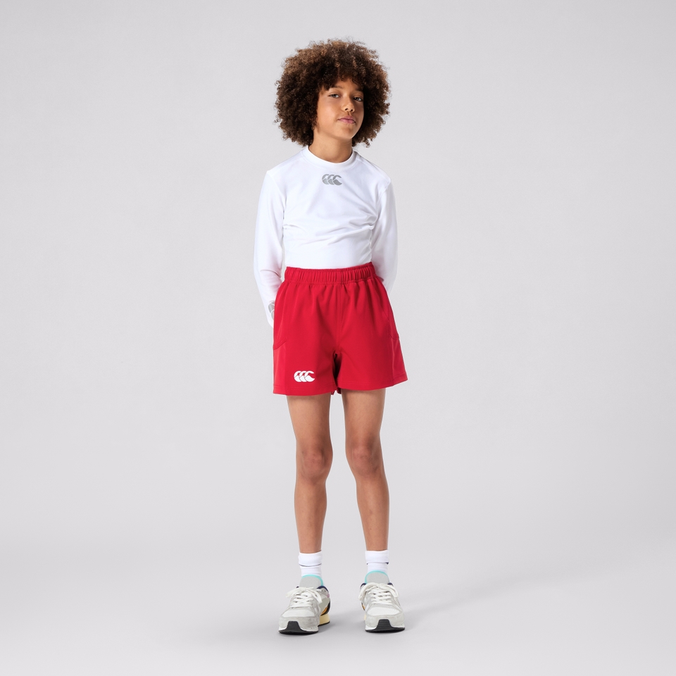 JUNIOR ADVANTAGE 2.0 SHORTS RED