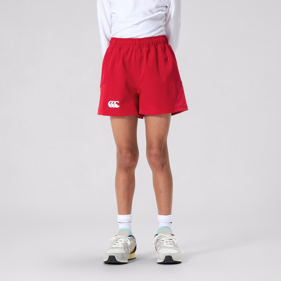 JUNIOR ADVANTAGE 2.0 SHORTS RED