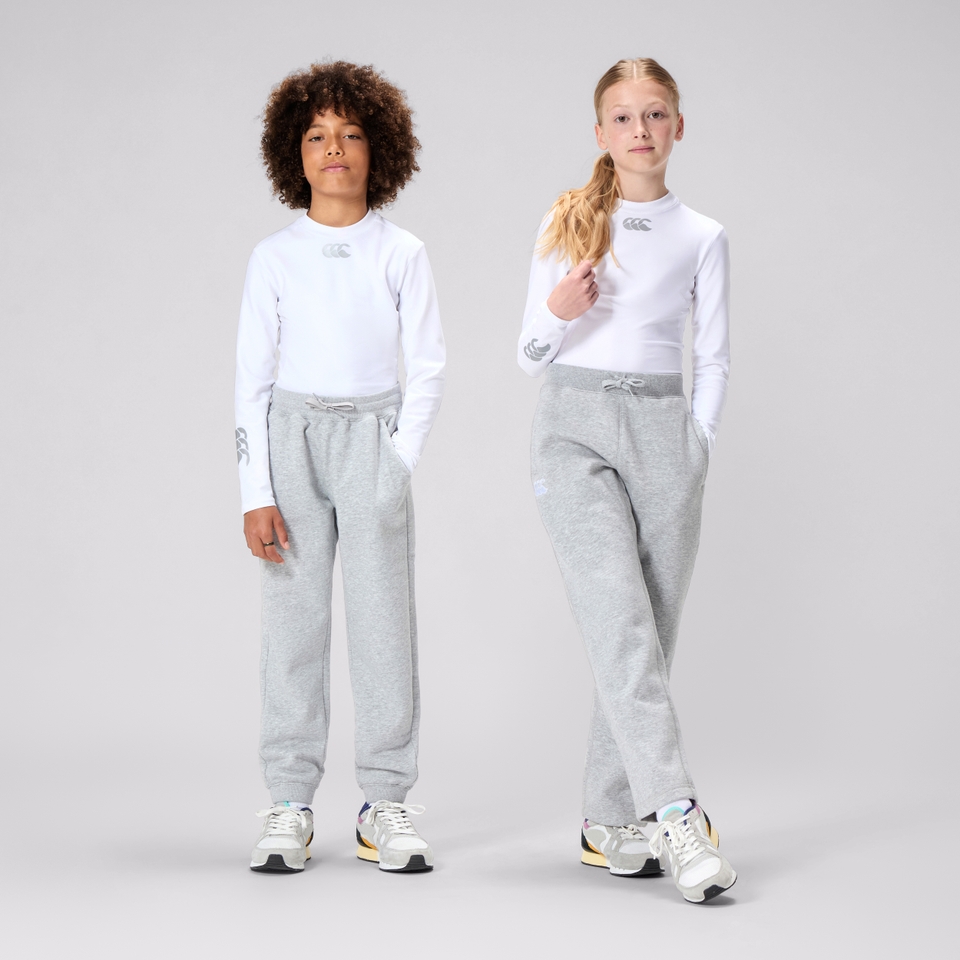 JUNIOR UNISEX LEISURE SWEATPANTS CHARCOAL MARL
