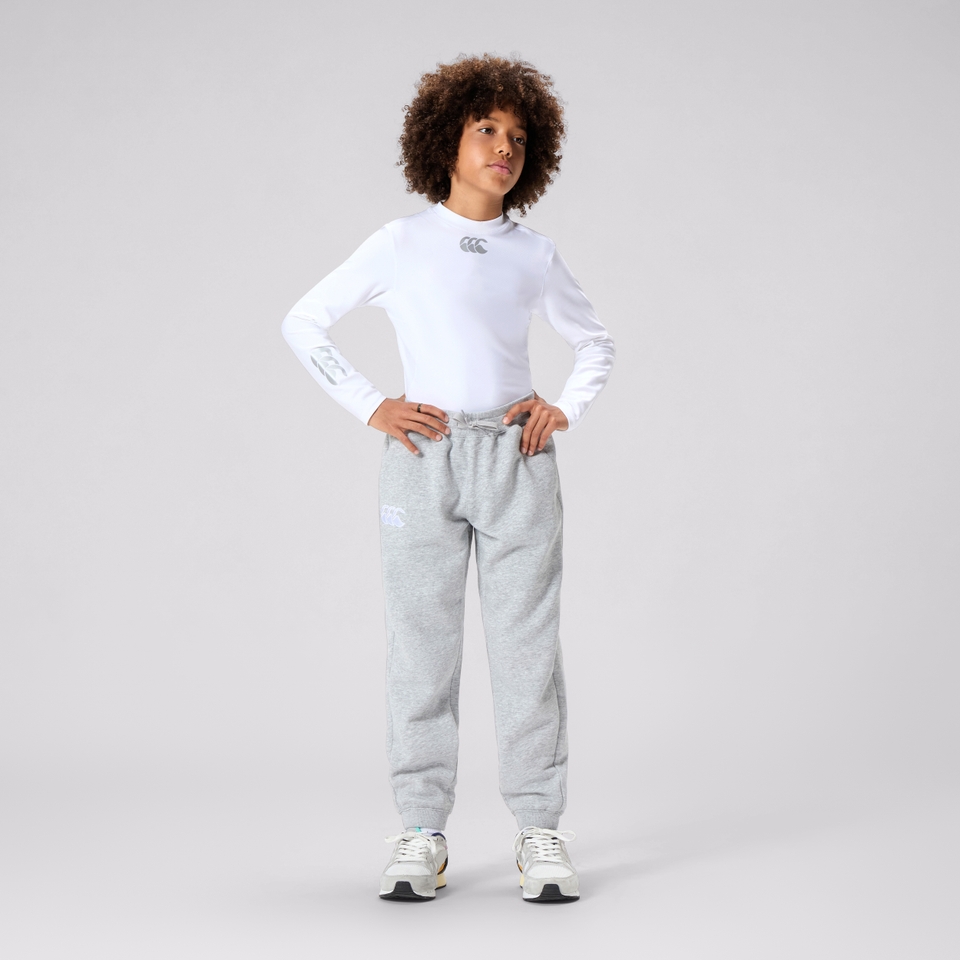JUNIOR UNISEX LEISURE SWEATPANTS CHARCOAL MARL