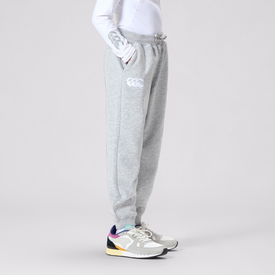 JUNIOR UNISEX LEISURE SWEATPANTS CHARCOAL MARL