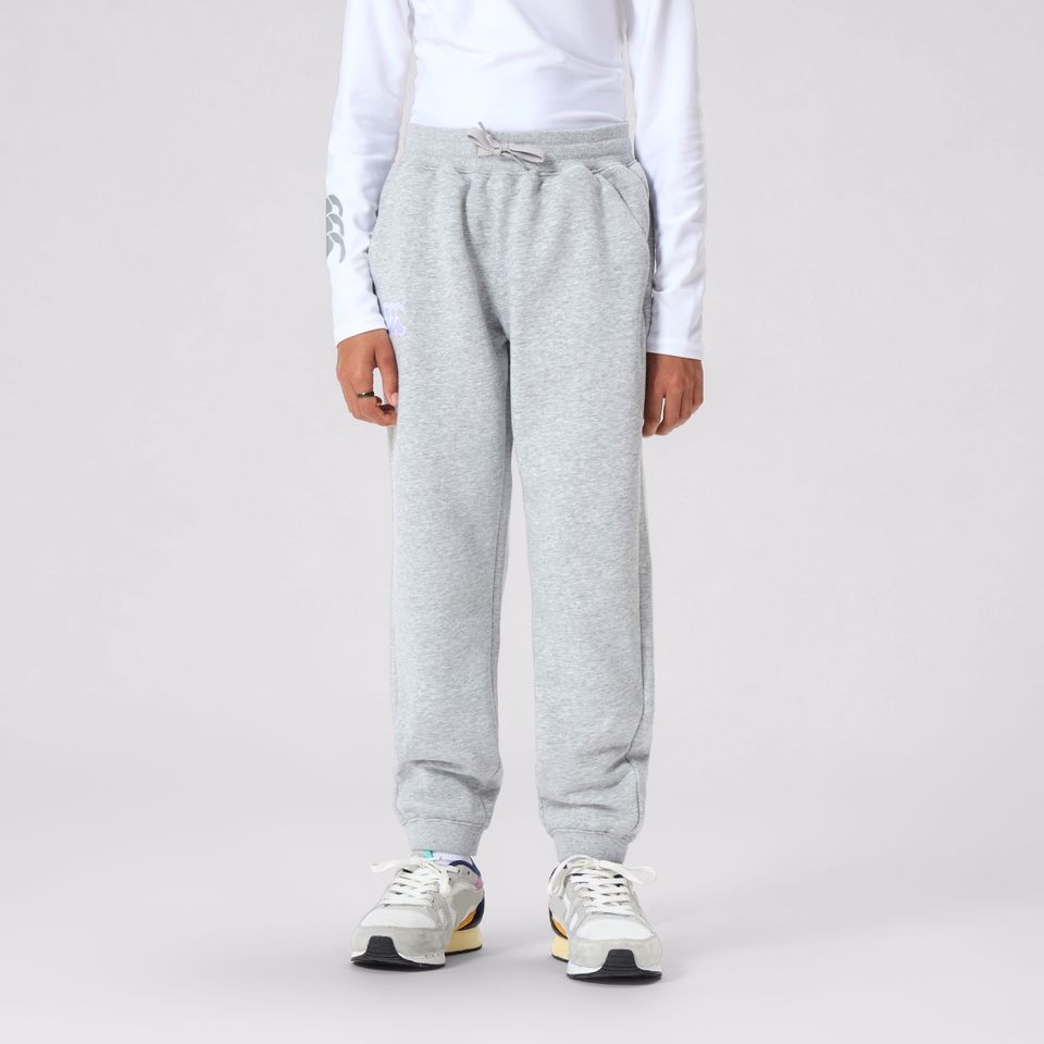 JUNIOR UNISEX LEISURE SWEATPANTS CHARCOAL MARL