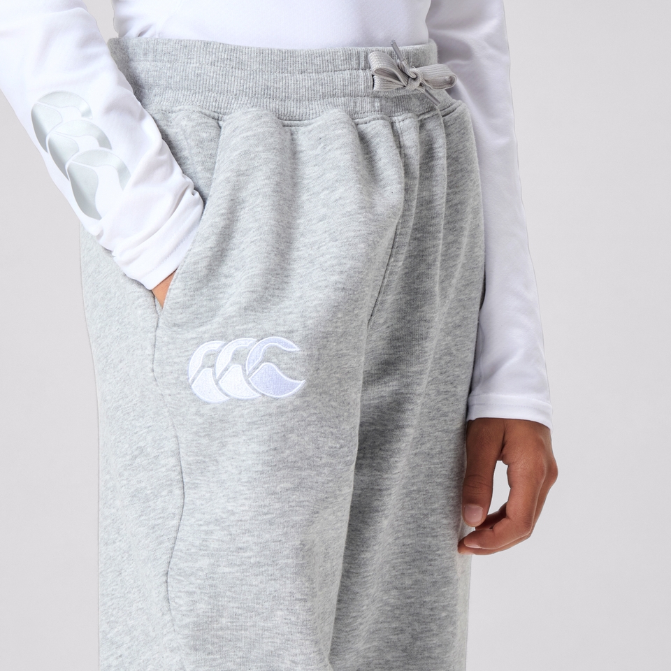 JUNIOR UNISEX LEISURE SWEATPANTS CHARCOAL MARL