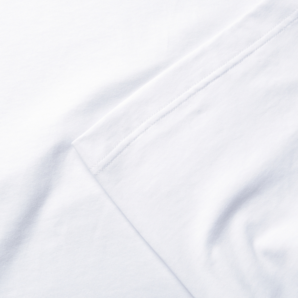 MENS CCC COTTON LOGO TEE WHITE