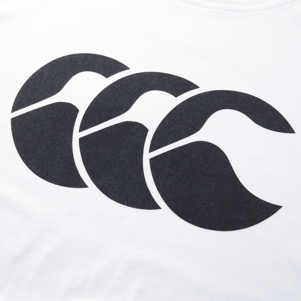 MENS CCC COTTON LOGO TEE WHITE