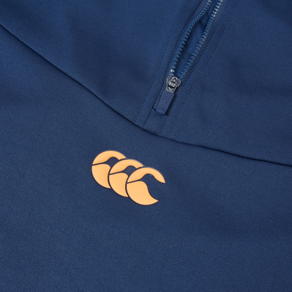 MENS 1/4 ZIP FLEECE TOP NAVY