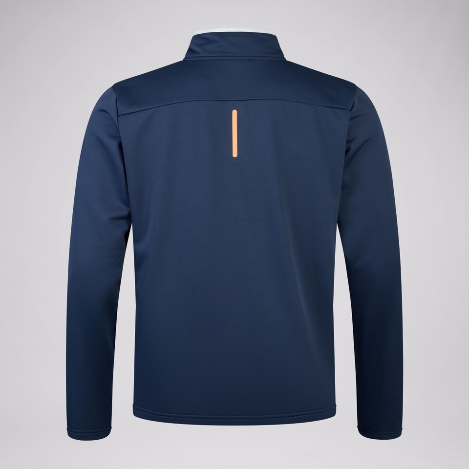 MENS 1/4 ZIP FLEECE TOP NAVY