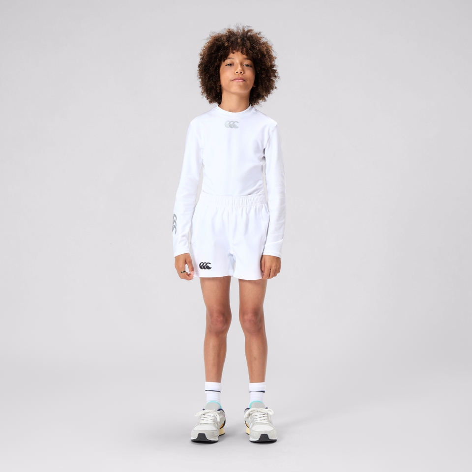 JUNIOR UNISEX ADVANTAGE SHORT 2.0 WHITE