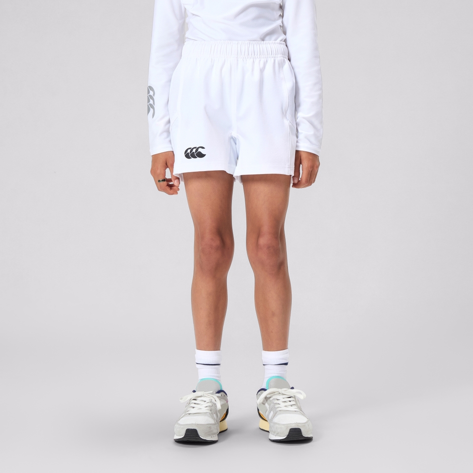 JUNIOR UNISEX ADVANTAGE SHORT 2.0 WHITE