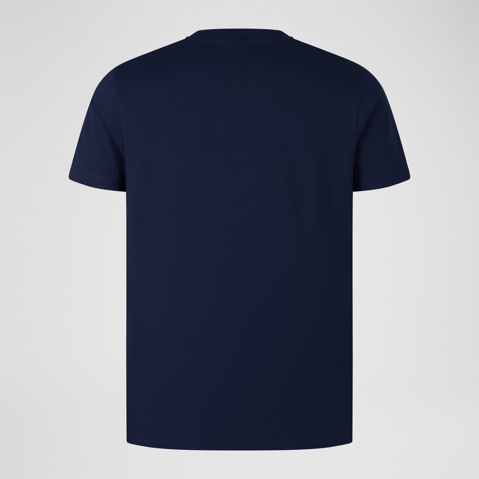 MENS CCC COTTON LOGO TEE NAVY