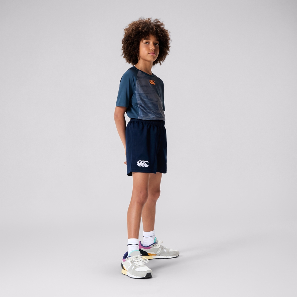 JUNIOR UNISEX PLAYERS DRILL SHORT NAVY
