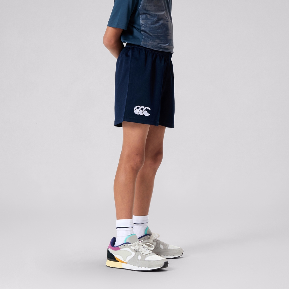 JUNIOR UNISEX PLAYERS DRILL SHORT NAVY
