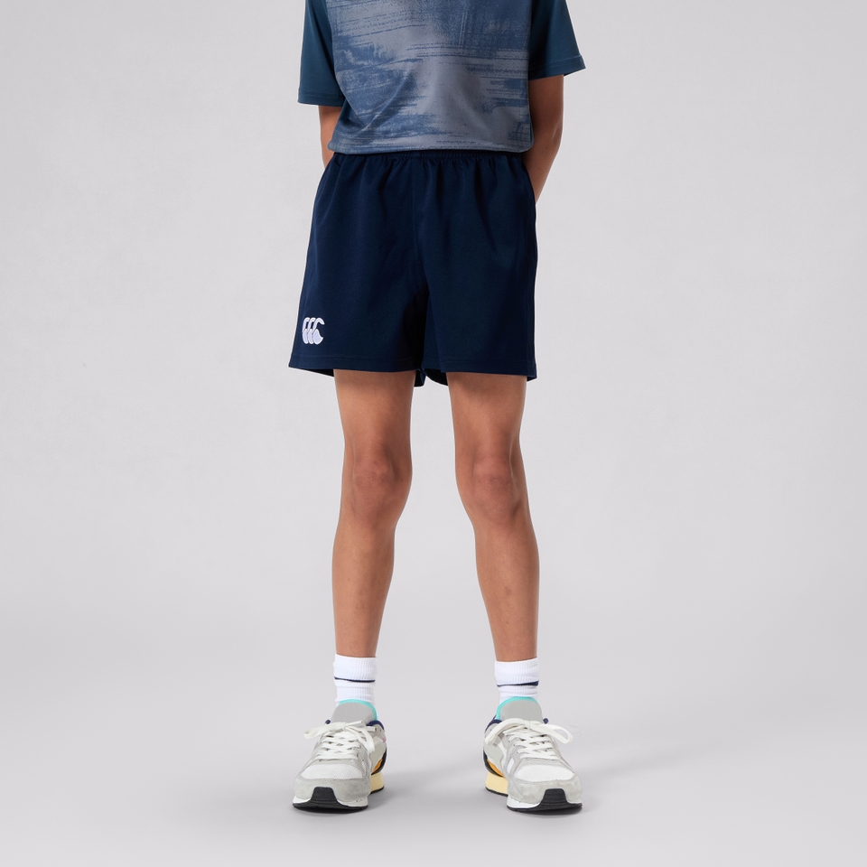 JUNIOR UNISEX PLAYERS DRILL SHORT NAVY