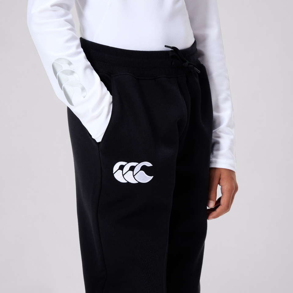 JUNIOR UNISEX LEISURE SWEATPANTS BLACK