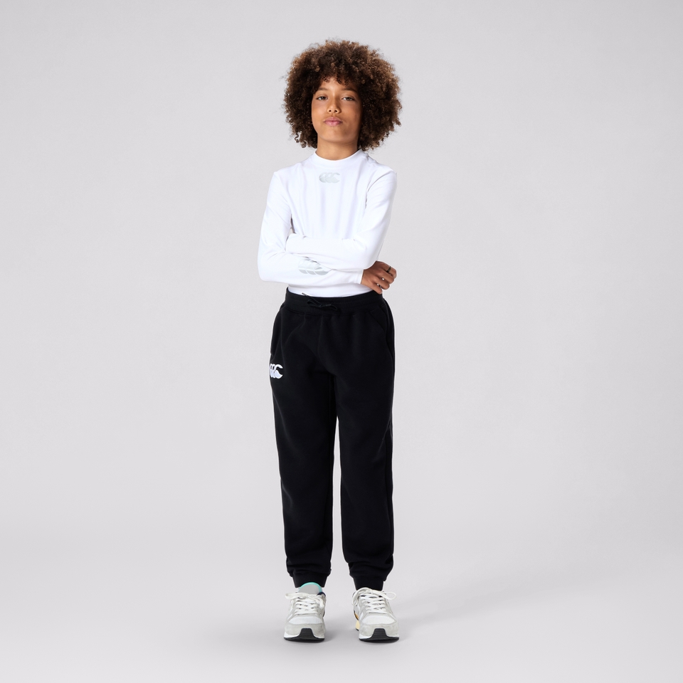 JUNIOR UNISEX LEISURE SWEATPANTS BLACK