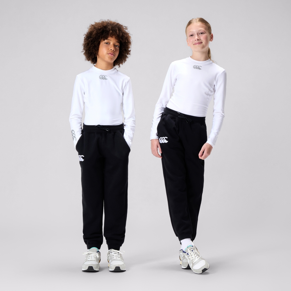 JUNIOR UNISEX LEISURE SWEATPANTS BLACK
